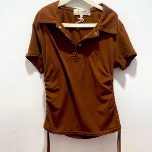Brown shirt